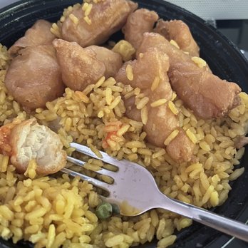 China Chef - Sweet snd sour chicken (sauce on the side) and fried rice. - Chinese Near Me - Cleveland, Ohio
