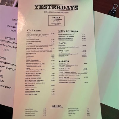 Menu photo 3 Yesterdays Bar & Grille Clifton, NJ Menu photo 3 Yesterdays Bar & Grille Clifton, NJ