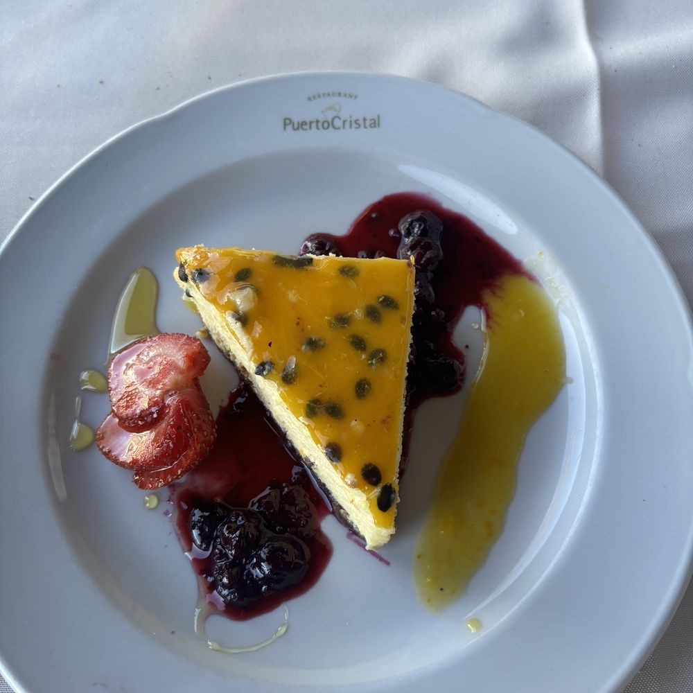 Puerto Cristal - Passionfruit cheesecake this was came within the course menu. - Seafood Near Me - Buenos Aires, C