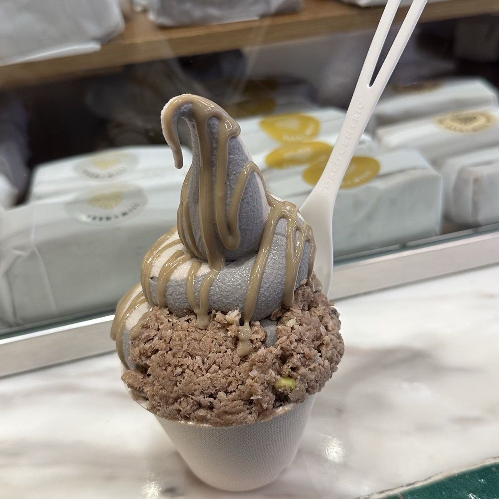 black sesame and chai swirl sundae black sesame and chai swirl sundae
