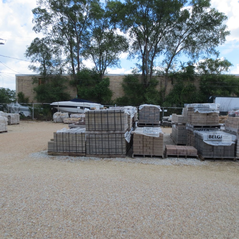 The Stone Center - Yard shot of landscape materials - Building Supplies Near Me - Lisle, Illinois The Stone Center - Yard shot of landscape materials - Building Supplies Near Me - Lisle, Illinois