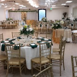 Old Town Banquet Hall - Green and gold Quinceañera