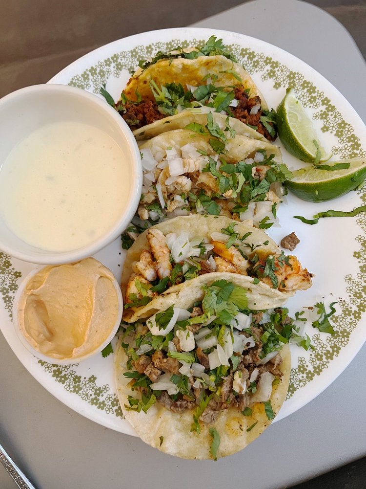 Food from California Tacos Taqueria