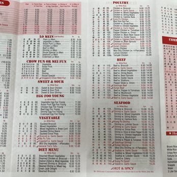 Fu Lai Kitchen - Menu with update prices 2024 - Chinese Near Me - Brooklyn, New York