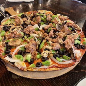 Bobber’s On The Lake - Deluxe pizza - Resorts Near Me - Butternut, Wisconsin Bobber’s On The Lake - Deluxe pizza - Resorts Near Me - Butternut, Wisconsin