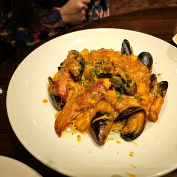 Stalla - a plate of pasta and mussels - Italian Near Me - Biloxi, Mississippi