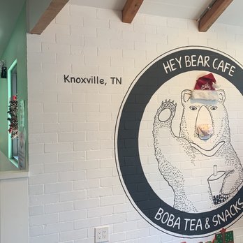 Hey Bear Cafe - inside decoration was cute - Bubble Tea Near Me - Knoxville, Tennessee