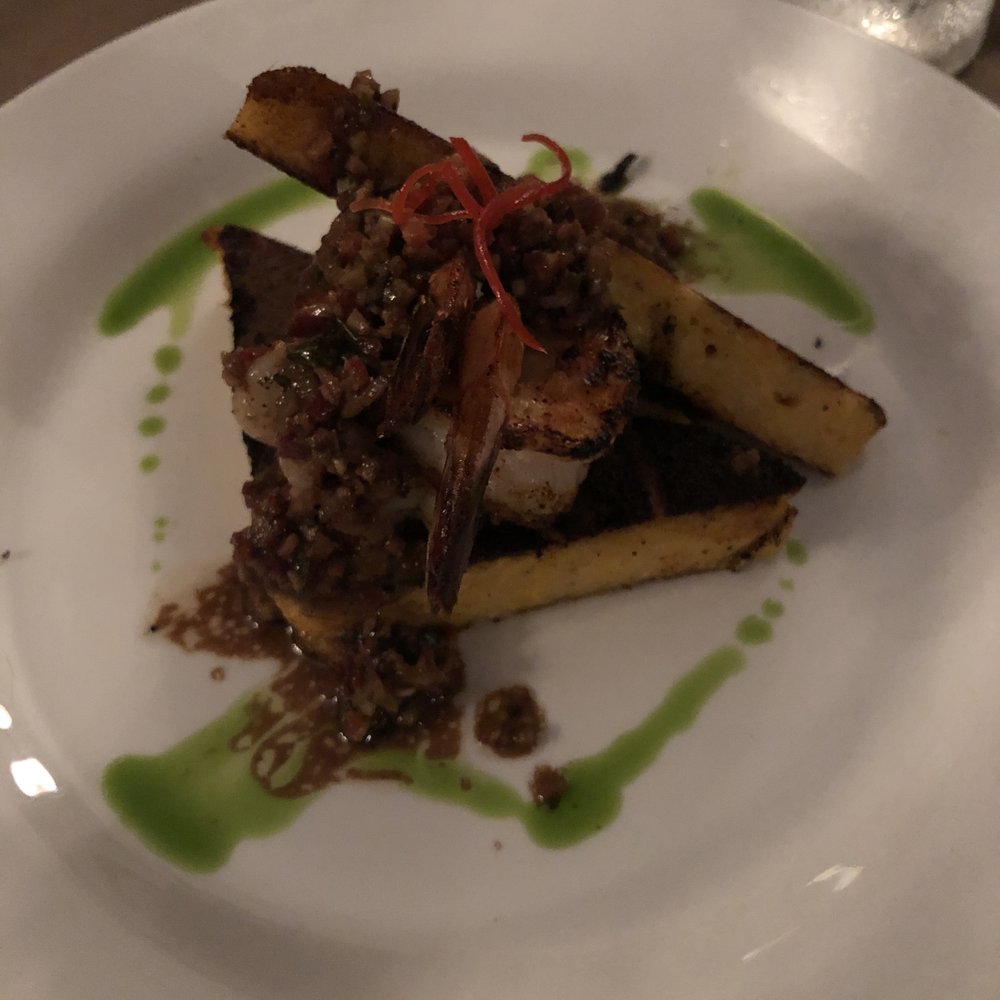 Boucherie - Blackened Shrimp & Grit Cake - Barbeque Near Me - New Orleans, Louisiana