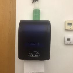 New paper towel dispenser