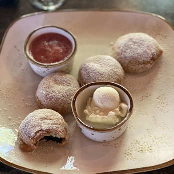 Michael's Tavern & Steakhouse - oreo stuffed donuts with tart cherry sauce and ice cream - Steakhouses Near Me - Indian River, Michigan Michael's Tavern & Steakhouse - oreo stuffed donuts with tart cherry sauce and ice cream - Steakhouses Near Me - Indian River, Michigan
