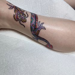 Dead Ahead Tattoo - Baby dragon