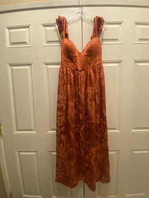 Custom-fit dress alteration around bust and waist