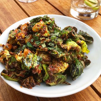 Ysabel - #brusselsprouts #goldenraisins #mint #kimcheesauce - New American Near Me - West Hollywood, California Ysabel - #brusselsprouts #goldenraisins #mint #kimcheesauce - New American Near Me - West Hollywood, California