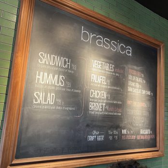 Brassica - Menu - Mediterranean Near Me - Columbus, Ohio