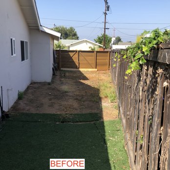 Calvine Landscape - before and after photos of a backyard - Landscaping Near Me