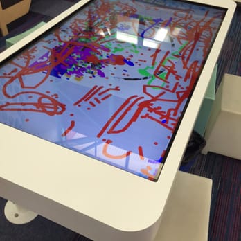 Mitchelton Library - Touch screen for the kids to doodle on - Libraries Near Me - Mitchelton, QLD