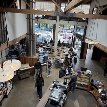 Sightglass Coffee - View from second floor - Coffee Roasteries Near Me - San Francisco, California Sightglass Coffee - View from second floor - Coffee Roasteries Near Me - San Francisco, California