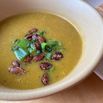 Trillium Farm to Table - Squash soup, toasted seeds. - Salad Near Me - Laconia, New Hampshire Trillium Farm to Table - Squash soup, toasted seeds. - Salad Near Me - Laconia, New Hampshire
