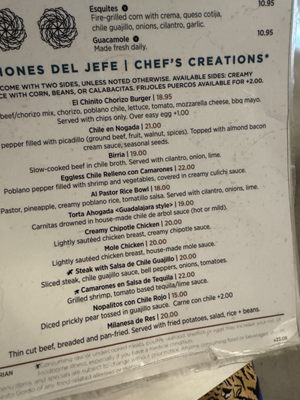 Menu photo 1 El Chinito Gordo Tucson, AZ