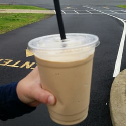Bee Street Espresso - Today's special island mocha! So good yummm