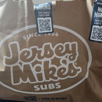 Jersey Mike's Subs - My large order required a large bag - Fast Food Near Me - New York, New York Jersey Mike's Subs - My large order required a large bag - Fast Food Near Me - New York, New York