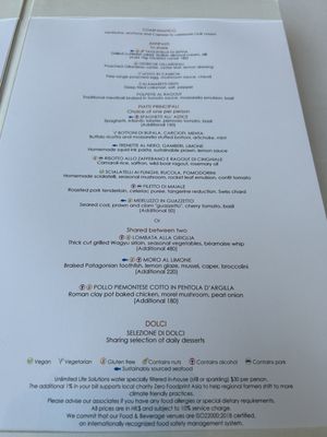 Menu photo 1 Grissini Hong Kong, HK