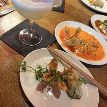 AKA - Cream cheese wontons and wagu potstickers - Asian Fusion Near Me - San Diego, California AKA - Cream cheese wontons and wagu potstickers - Asian Fusion Near Me - San Diego, California