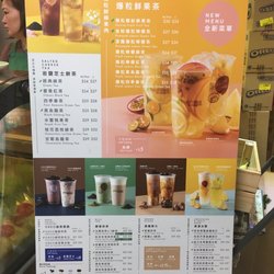 Freshtea by Happy Lemon - Menu