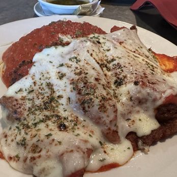 Terranova's Restaurant & Pizzeria - Veal parmigiana with angel hair pasta - Italian Near Me - Bunnell, Florida Terranova's Restaurant & Pizzeria - Veal parmigiana with angel hair pasta - Italian Near Me - Bunnell, Florida