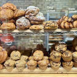 Nantucket Baking - Muffins and croissants