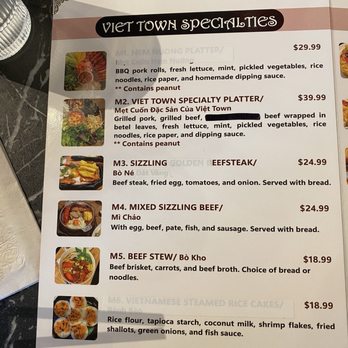 Viet Town - Menu - Vietnamese Near Me - Madison, Wisconsin