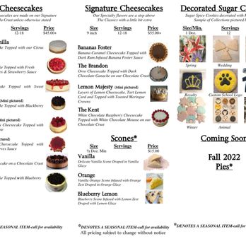 Regency Desserts - 2022 Regency Desserts Baked Menu - Cupcakes Near Me Regency Desserts - 2022 Regency Desserts Baked Menu - Cupcakes Near Me