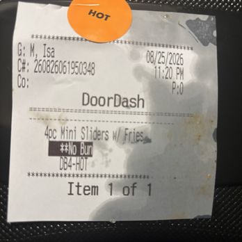 Dave's Hot Chicken - This receipt was dirty as hell - Chicken Shop Near Me - Highland, California Dave's Hot Chicken - This receipt was dirty as hell - Chicken Shop Near Me - Highland, California