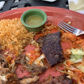 El Comedor Cardenas - Yes, that asada is as tough and flavorless as it looks.  Bummer - Mexican Near Me - Williams, Arizona