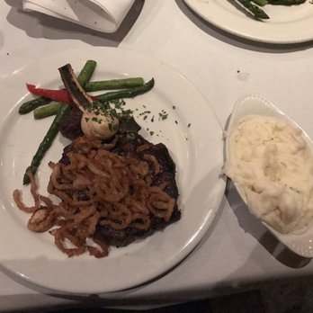 Dal Rae Restaurant - Rib-eye steak with garlic mashed potatoes. - Steakhouses Near Me - Pico Rivera, California