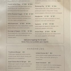 Bellini Lounge - Menu
