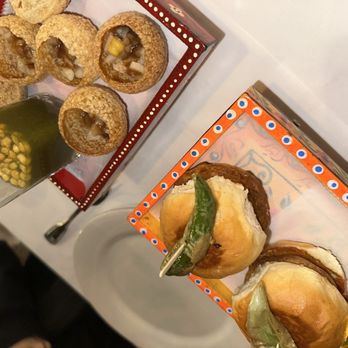 All India Cafe - Pani Puri Shots and Vada Pav Sliders - Indian Near Me - Pasadena, California
