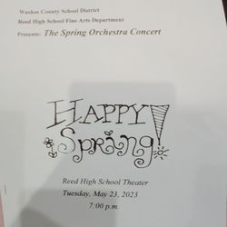 Reed High School - Spring orchestra concert