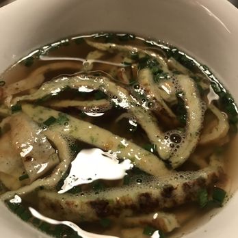 Restaurant Kupferkessel - Kreml GmbH - Clear beef broth soup with sliced pancake - Pizza Near Me - Zell am See, 5
