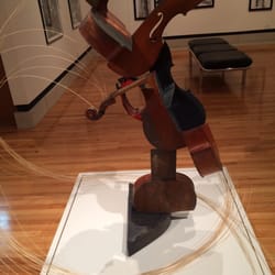 Texas A&M University Art Galleries - I think this is called "I broke this cello" :)