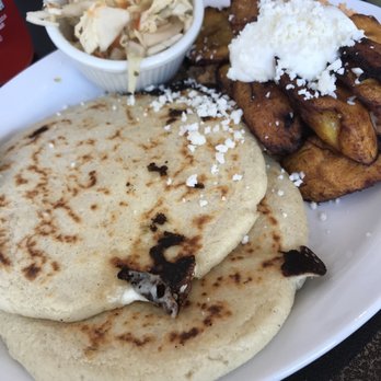 Casa Latina - Cheese pupusa plate - Mexican Near Me - Berkeley, California Casa Latina - Cheese pupusa plate - Mexican Near Me - Berkeley, California