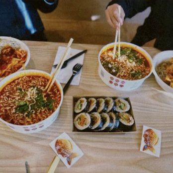 Tommys Korean Express - Tofu Kimbop , ramen , tofu japchae with vegan bibim sauce - Korean Near Me - El Paso, Texas Tommys Korean Express - Tofu Kimbop , ramen , tofu japchae with vegan bibim sauce - Korean Near Me - El Paso, Texas