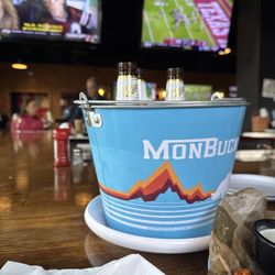Kickin' Chicken - Mt Pleasant - Beer buckets and football