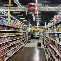 North American aisle. Mayo, canned tuna...