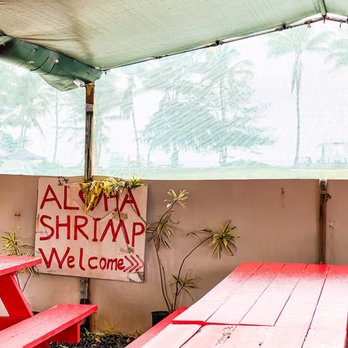 Aloha Shrimp - Seating - Food Trucks Near Me - Hauula, Hawaii Aloha Shrimp - Seating - Food Trucks Near Me - Hauula, Hawaii
