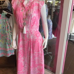 The Pink Crab - Gorgeous dress with on-trend necklace