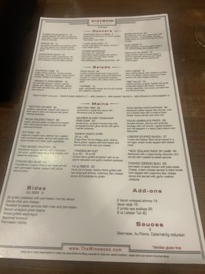 Menu photo 6 Winewood Grapevine, TX