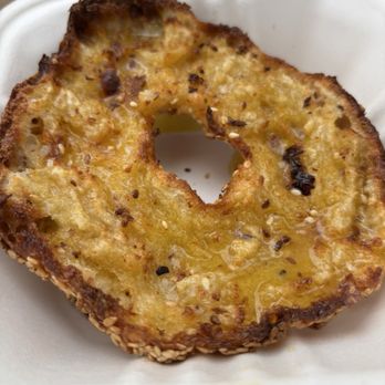 Courage Bagels - Sesame, toasted with butter bagel - Bagels Near Me - Los Angeles, California
