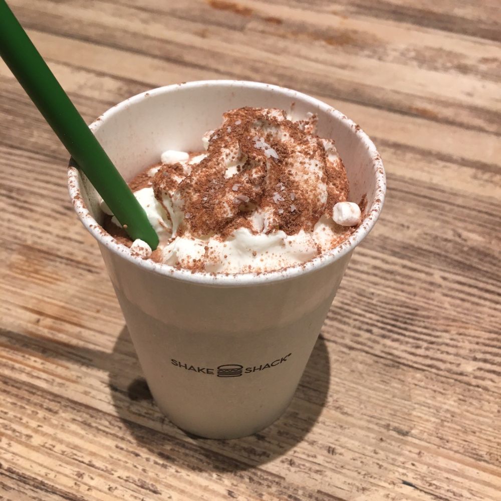 Shake Shack New Haven - Frozen hot chocolate shake. - Burgers Near Me - New Haven, Connecticut