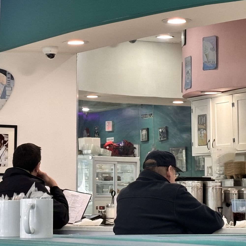 Van Dorn Diner - The bar is so cool! coming for my third shake. - Diners Near Me - Alexandria, Virginia Van Dorn Diner - The bar is so cool! coming for my third shake. - Diners Near Me - Alexandria, Virginia